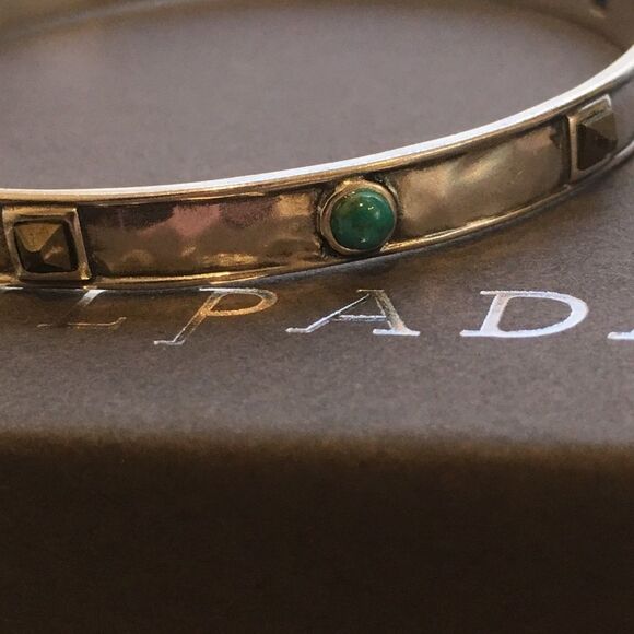 SILPADA Turquoise Sterling Silver 925 Bangle - Picture 7 of 9